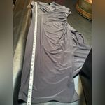 Ralph Lauren Lauren Womens Gray Faux Wrap Sheath Midi Dress Size 10 Photo 9