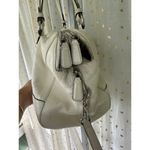 Coach #31324 Vermillion Park Kathryn Triple Zip Soft Pebble Leather Satchel Bag Photo 4