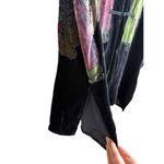 Citron Santa Monica Black Velvet Duster Jacket L | Asian Statement Artwear Size L Photo 5
