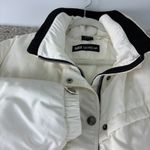 Vintage Nils Skiwear Womens Size 12 Cream‎ Puffer Jacket Down Filled Winter Coat Black Photo 1