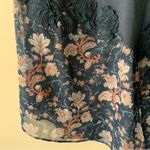 Anthropolgie Akemi + Kin Embroidered Blue Floral Flowy Short Sleeve Top Size M Size M Photo 9