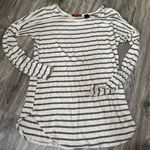 BKE  Red Striped Long sleeve cream and Gray Shirt Photo 0