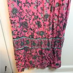 J. Jill Bohemian Pink Floral Maxi Dress Size XL Photo 6