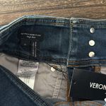 Veronica Beard Beverly High Waist Skinny Flare Jeans Vintage Rain Size 26 Photo 6