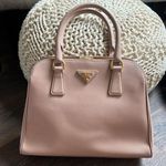 Prada Saffiano Lux Pyramid Bag Cammeo Photo 0