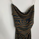 MAISIE WILEN Ssense Exclusive Orange And Blue Mesh Slip Dress Womens Small Green Photo 1