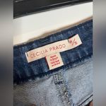 Anthropologie Gardener’s Denim Embellished Skirt Cecilia Prada SP Appliqué Rose Photo 14