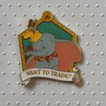 Disney  25 Years of Pin Trading Want to Trade Dumbo Vending Machine LE Photo 1