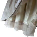 Living Doll  LA Womens Mini Skirt Champagne Tulle Fairy Size Small NEW Whimsygoth Photo 4