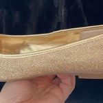 Nine West Gold Women's Flats with a Gold Flower Detail 5 1/2 Photo 1