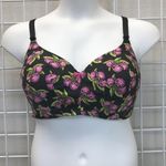 Torrid Betsey Johnson Black Cherry Bra - Size 40DD Photo 1