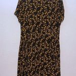City Chic  Dress Edina Floral Yellow Black Size 16 Photo 1