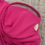 ANDIE  Swim Neon Pink Hibiscus Underwire Bra Bermuda One Piece Swimsuit Small Photo 8
