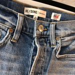 RE/DONE Womens Jeans High Rise Stove Pipe Stretch Light Stone Wash Button Fly 26 Photo 4