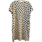 UT Uniqlo Women's XS Black Polka Dot Scandinavian Knee Length Dress Flaw Photo 7