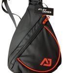 Atley James Women's Harmon Stylish Crossbody Bag Trendy Black / Orange OS NWT Photo 5