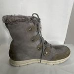 Sorel  Explorer Joan Gray Suede Waterproof Ankle Snow Winter Boots Sz EU 41 US 10 Photo 5