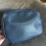 Vintage Gitano Navy Faux Leather Crossbody Purse Small 90s Minimalist Bag Blue Photo 3