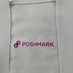 Poshmark Poshfest 2025 Sell Live Shop Live Beige Tote Bag with Logo Photo 3