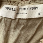 Spell & The Gypsy Collective Spell & The Gypsy Siren Seashell Romper Playsuit Sand Medium EUC Belt Pockets Photo 7
