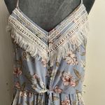 🩵 Floral Shorts Jumper Blue Size M Photo 1