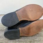 Laredo 90s  Black Leather Cowgirl Western Lace Up Roper Boots w/ Toe Kilte Fringe Photo 4