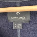 Snow Peak Dress Wool Blend Navy Elbow Patch Pockets Outdoor Lifestyle US Size S Blue Photo 3