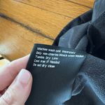 Avanti Black Long Hooded Zip Up Jacket Size Large Photo 6