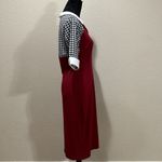 Houndstooth  Print Sleeve Dress Photo 1