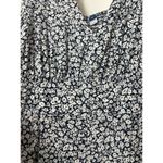 Old Navy Ditsy Floral Smocked Short Puff Sleeve Jumpsuit Size XL Wide Leg Photo 8