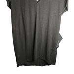 Lou & grey Women's Black Linen Blend Tie Back Pockets Shift Dress Small *Pinhole Photo 3