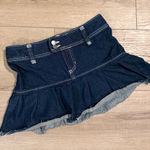 BDG  Urban Outfitters Y2K Style Mini SkirtDark Blue Denim Photo 0