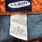 L.A. Blues Vintage Y2k  Embroidered Butterfly Jeans Sz 20 Plus Size Sequins Photo 6