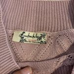 Free People Intimately On Point Bodysuit Cloud Pink Ribbed Mock Neck-XS Photo 2