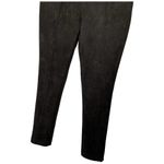 Andrew Marc  Womens Super Soft Stretch Faux Suede Pull On Pants Black S Photo 4