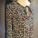 J.Crew Multicolor Floral Long Sleeve Dress Photo 1