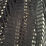 Rampage  Black Fringe Crochet Scarf One Size Photo 4