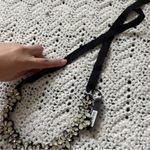 J.Crew  (NWT) Crystal Ribbon Necklace Floral Design Black (One Size) Photo 2