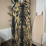 Wonderly Black and Olive Green Tie Dye Maxi Dress, XL Photo 5