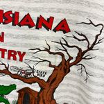 The Vintage Shop Vintage 90s Louisiana New Orleans Cajun Country Comedy Striped T-Shirt USA Made Photo 4