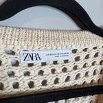 ZARA  chunky oversized crochet sweater Photo 2