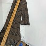 CAbi 3902 FLOUNCE PLAID LONGLINE FULL ZIP JACKET FALL 2020 POCKETS S BROWN/BLACK Photo 11