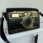 Kate Spade Lemon Street Gwen Camera Bag Black Gold Crossbody Collector Photo 8