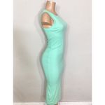 Michael Stars New.  pale mint green midi dress with slit. Normally $119 Photo 7