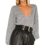 L'Academie L’Academie Rosette Sweater in Grey Photo 0