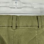 Gap  Green Slim Ankle Flat Front Khaki Pants Women's Size 8 Photo 6