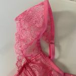 Victoria's Secret  Pink Lace Corset Bralette sz Small Whimsygoth Coquette Lingerie Photo 2