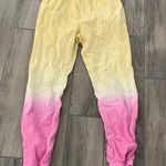 Wsly tie dye sweatpants Yellow Photo 1