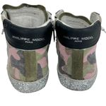 Philippe Model PRSX High Sneaker in Camouflage Military Fuschia Green Size 6 Photo 14