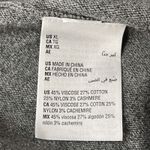 Alfani  X-Large Sweater Midi Dress Balloon Sleeve Stretch Surplice V-Neck Grey Photo 7